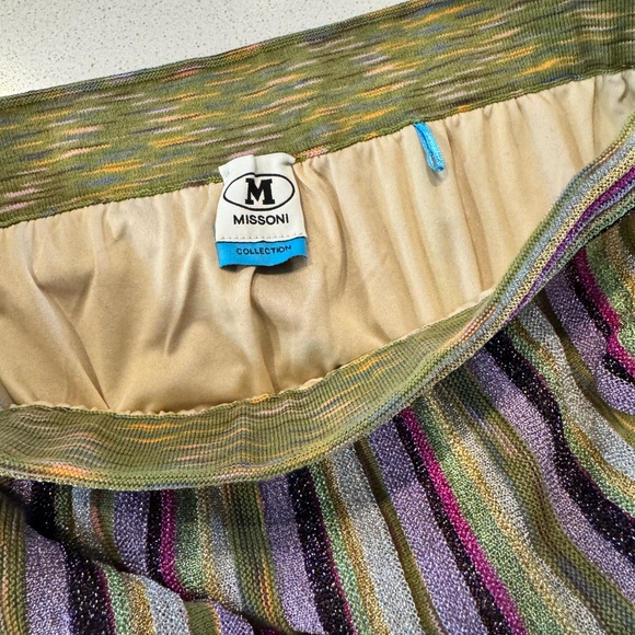 MISSONI Lurex Stripe Knit Midi Skirt - Picture 8 of 8